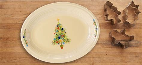 Fiesta Christmas Tree Oval Platter Fiesta Dinnerware