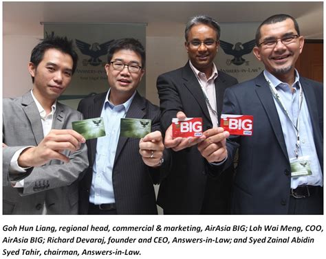 How to earn big points. Answers-in-Law in deal with AirAsia BIG loyalty program ...