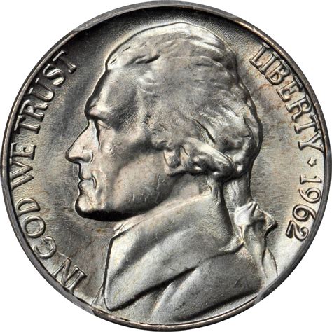 1962 Jefferson Nickel Sell And Auction Modern Coins