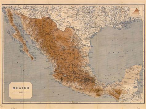 Old Map Of Mexico Ancient And Historical Map Of Mexico