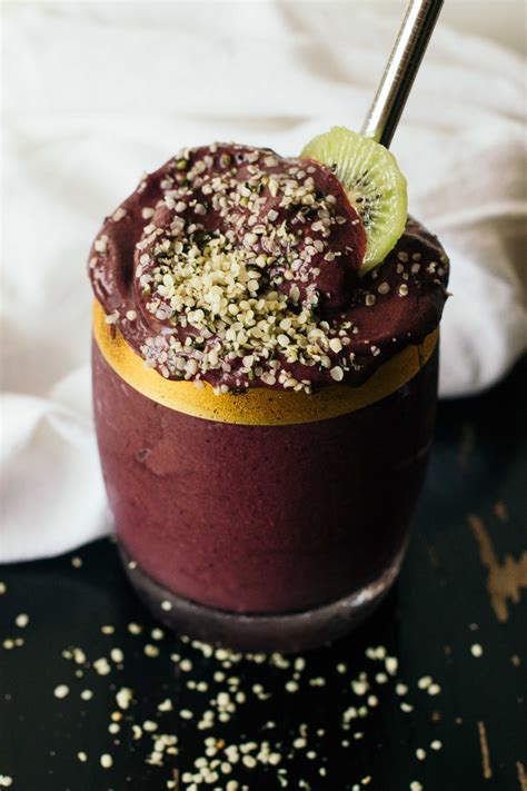 Acai And Hemp Seeds A Protein Smoothie Without Powder Tambor A Passion For Premium A A