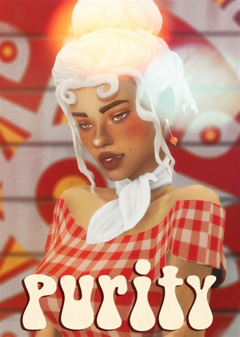 Simlotus‘s Purity Hair Recolours At Cowplant Pizza Sims 4 Updates