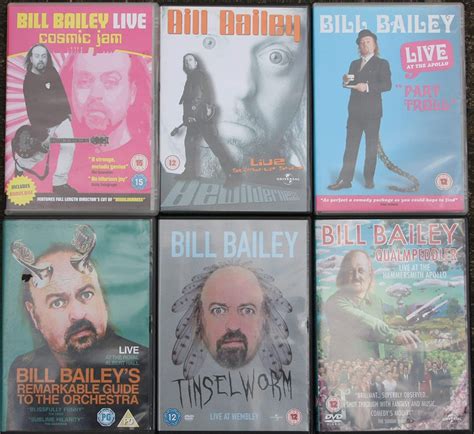 Bill Bailey Stand Up Comedy Collection 6 Dvds Cosmic Jam Part Troll Tinselworm