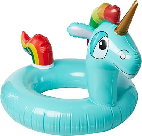 Npw Extra Large Novelty Inflatable Rubber Ring Giant Unicorn Pool Ring By Pop Fix