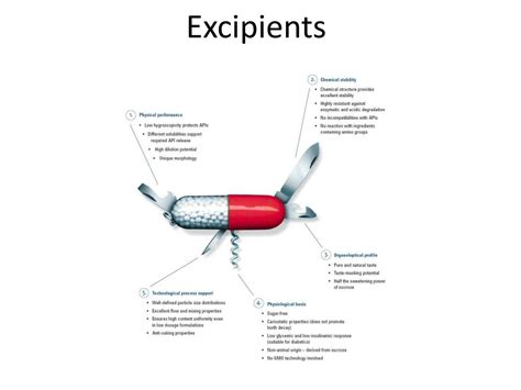 Ppt Excipients Powerpoint Presentation Free Download Id402178