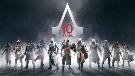 Assassins Creed 10 Years Assassinands Creed Ubisoft Wallpapers Hd