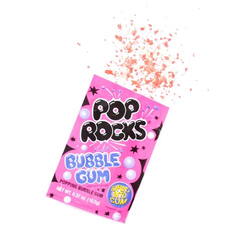 Pop Rocks Bubble Gum 105 G Candy Store