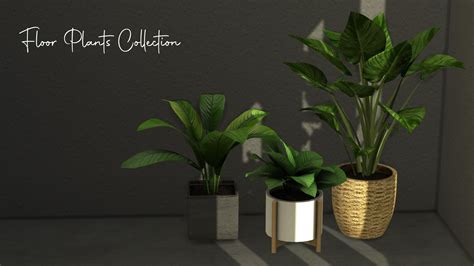 Pin By Shemona Williams On Sims 4 Custom Content Floor Plants Plants