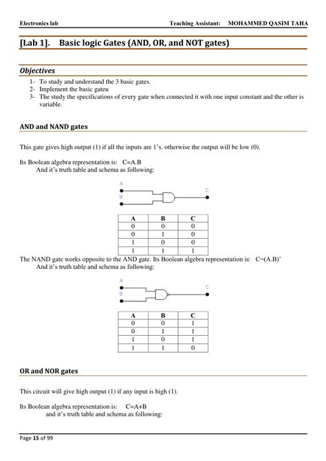 PDF Logic Gates Lab Objectives And Simulation