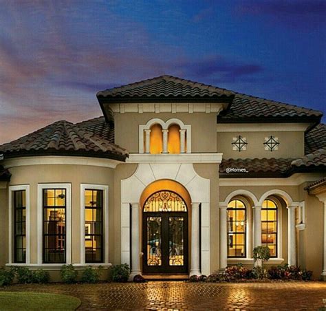 Beautiful Mediterranean Homes House Paint Exterior Mediterranean