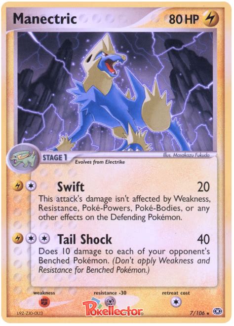For iphone for android for windows. Manectric - EX Emerald #7 Pokemon Card