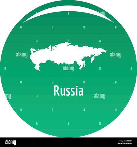 Russia Map In Black Simple Illustration Of Russia Map Vector Isolated