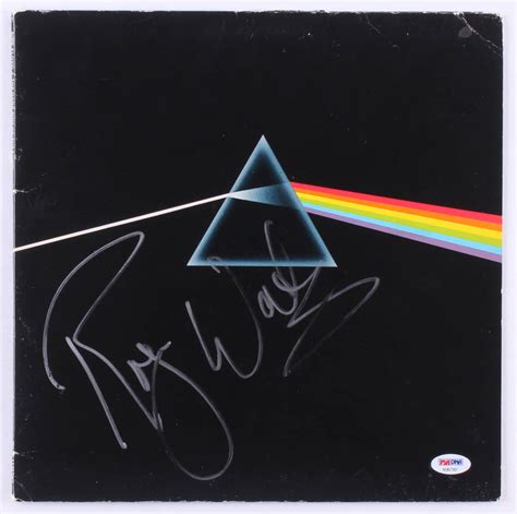 Roger Waters Signed Pink Floyd Dark Side Of The Moon Vinyl Record