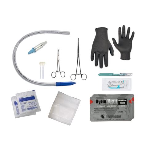 Chest Tube Kit Field Thoracostomy Rapid Resource Medical Group