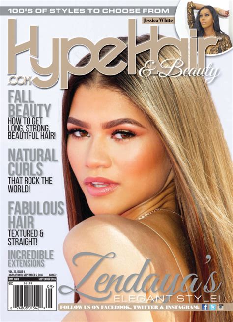 Zendaya Covers Hype Hair September 2016 Issue