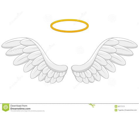 Angel Wings Cartoon Stock Vector Image 52777171