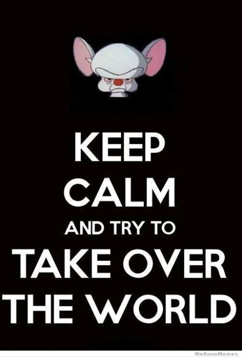 Same thing we do every day. pinky and the brain | Funny, Quotes, Funny quotes