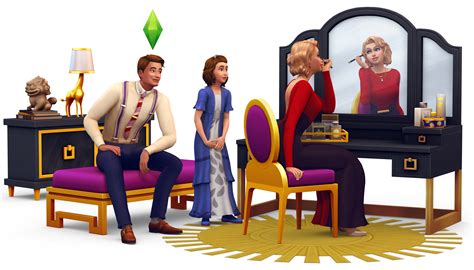 The Sims 4 Vintage Glamour Stuff Two Renders And Logo Simsvip