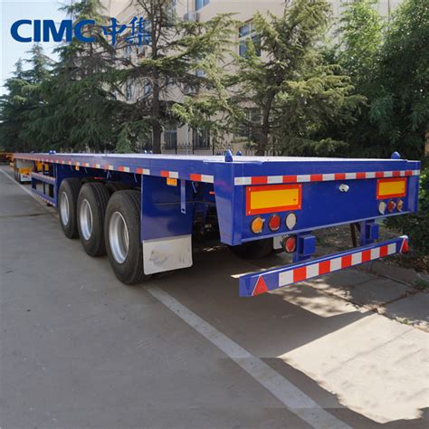 2040 Ft Shipping Container Trailer Flatbed Trailer Manufacturers