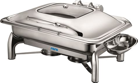 Induction Chafing Dish with self-closing lid, 1/1 | Saro
