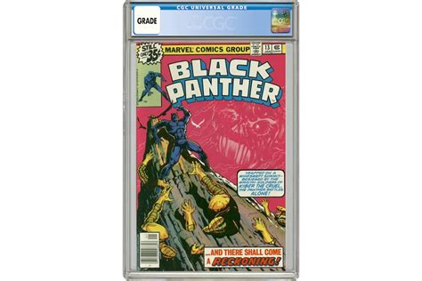 Marvel Black Panther 1977 Marvel 1st Series 13 Comic Book Cgc Graded