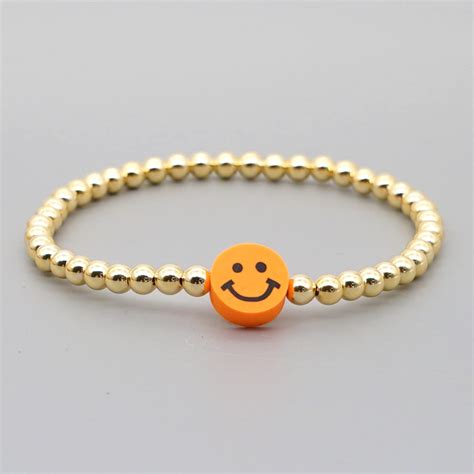 10pcs Smiley Face Bracelet For Women Smile Bracelets 2021 Etsy