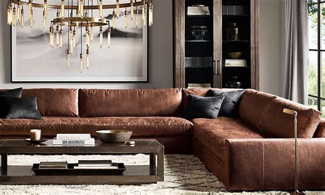 Restoration Hardware Maxwell Leather Sofa Odditieszone