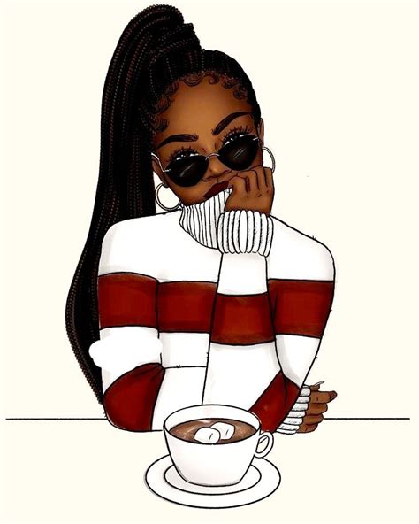 7 Braid Styles For 7 Days Black Girl Cartoon Black Love Art