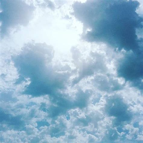 Sky Tumbrl Cloudy Clouds Blue Aesthetic Grunge
