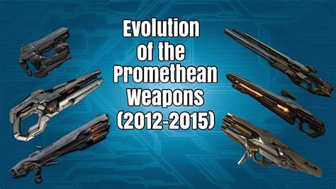 Halo Evolution Of The Promethean Weapons 2012 2015 Youtube