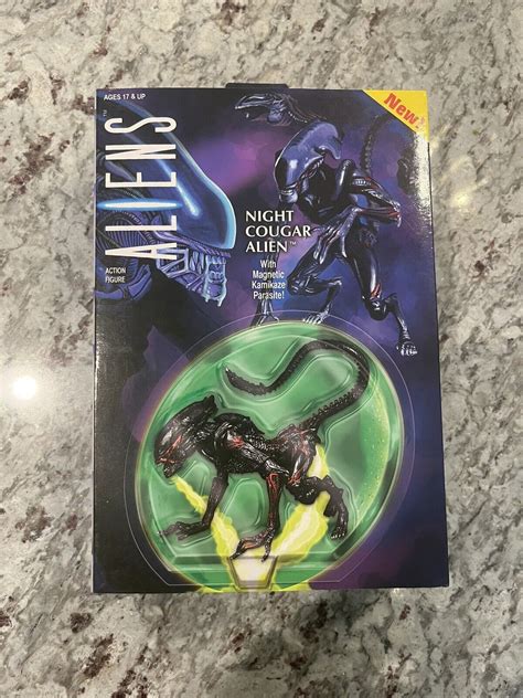 Neca Kenner Aliens Tribute Night Cougar Alien Action Figure 634482517161 Ebay