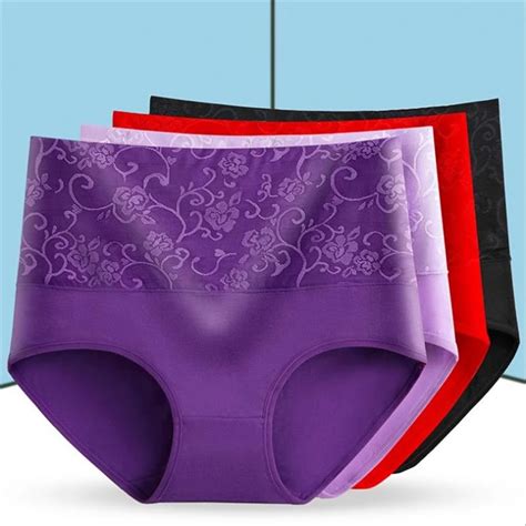 625 leafmeiry highwaist women panties plus size l xxxl sexy women underwear cotton briefs