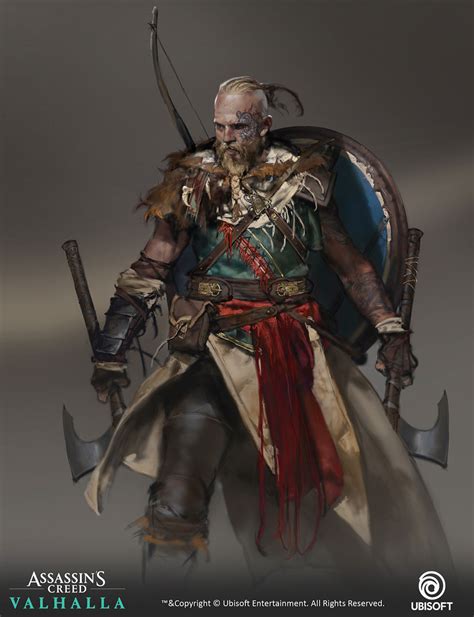 Male Eivor Early Concept Art Assassin S Creed Valhalla Art Gallery
