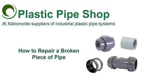 How to Repair a Broken Piece of Pipe - YouTube