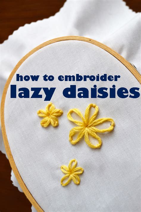 This is perfect for those script fonts that have thicker and thinner lines. How to Embroider Lazy Daisies - Flashback Summer