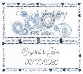 5 out of 5 stars. Theron Traditions Needles and Pins Wedding Sampler - Cross ...