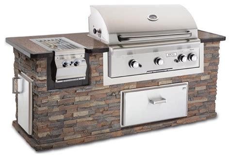 Enjoy endless meals with friends and family with our sleek outdoor islands. Fire Magic 790 Pre-Fab Barbecue Island - Contemporary ...