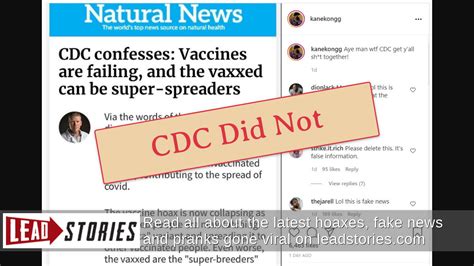 Fact Check Cdc Director Has Not Said Vaccinated People Are The Covid