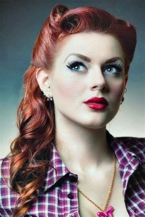 Rockabilly Hairstyles For Long Hair 1940s Hairstyles Vintage