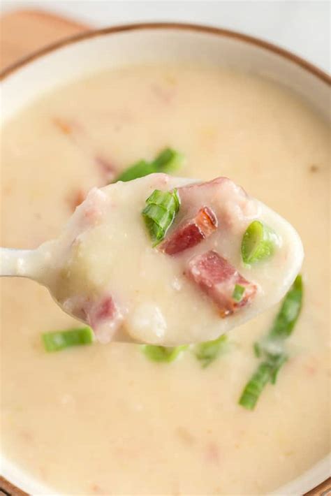 Creamy Potato Leek Soup With Bacon Kylee Cooks