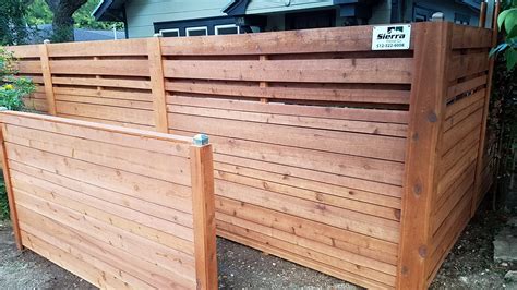 Beautify your property with your choice of redwood fencing. Custom Wood Fence Austin TX | Horizontal Cedar & Picket Fences | Sierra Fence, Inc.