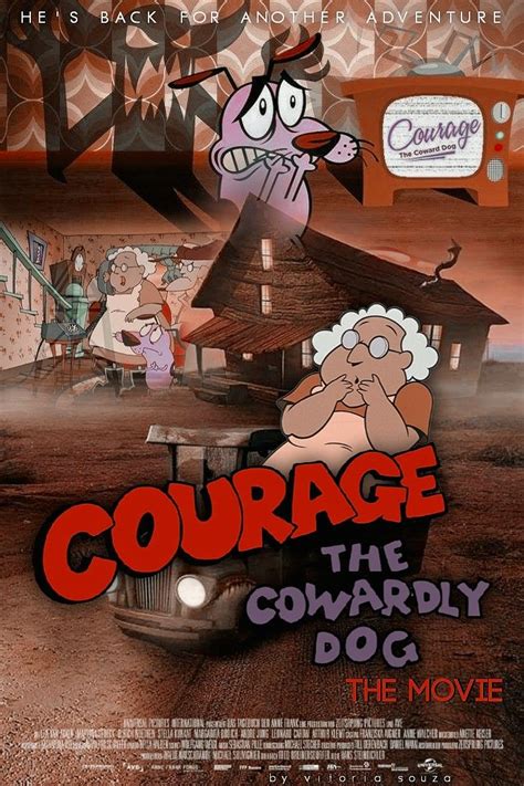 Poster Courage The Cowardly Dog Old Movie Poster Dog Poster Dogs