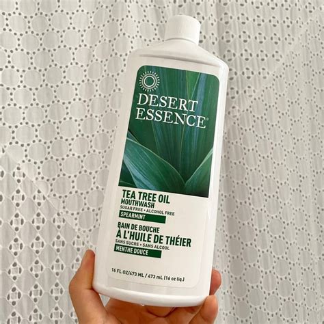 Desert Essence Tea Tree Oil Mouthwash Spearmint Reviews Abillion