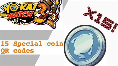 15 Special Coin Qr Codes For Yokai Watch 3 YouTube