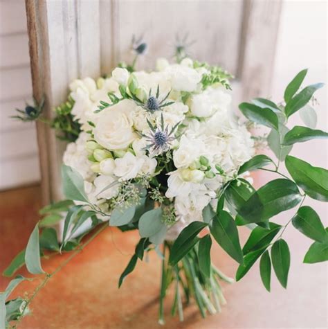 Design for save the date card, christmas. Greenery and dusty blues for a July wedding by www ...