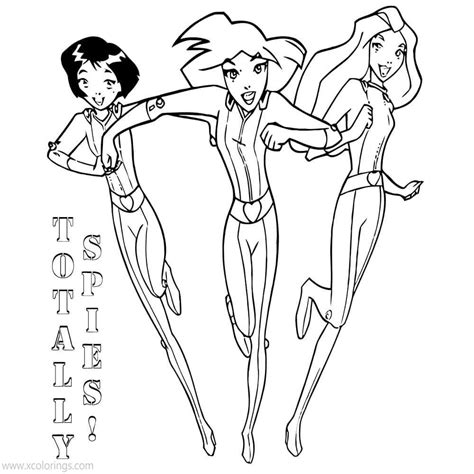 Totally Spies Coloring Pages Woohp Agent