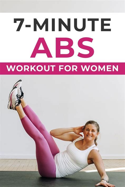 7 Minute Abs Workout For Women Video Nourish Move Love 7 Minute