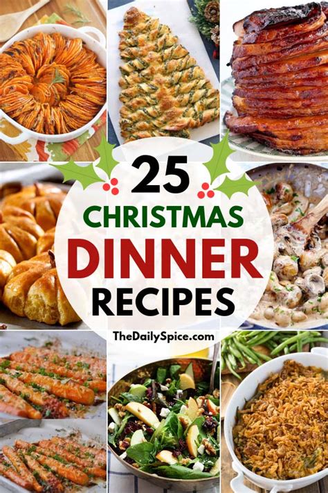 25 Delicious Christmas Dinner Recipes Dinner Ideas The
