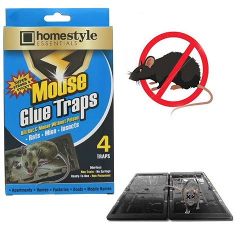 Buy Rat Trap Snare Mouse Glue Traps Mice Rodent Super Sticky Boards Catcher Tool Online At