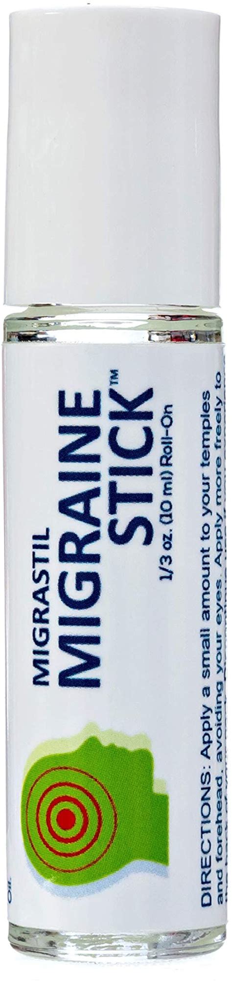 Migrastil Migraine Stick ® Roll On 0 3 Ounce Essential Oil Aromatherapy 10ml